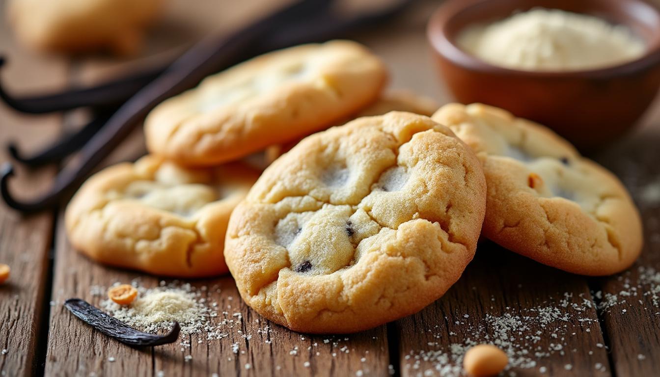 descubra o sabor autêntico do biscoito de baunilha pura, onde a simplicidade se transforma em prazer a cada mordida. perfeito para momentos especiais ou para seu lanche diário.