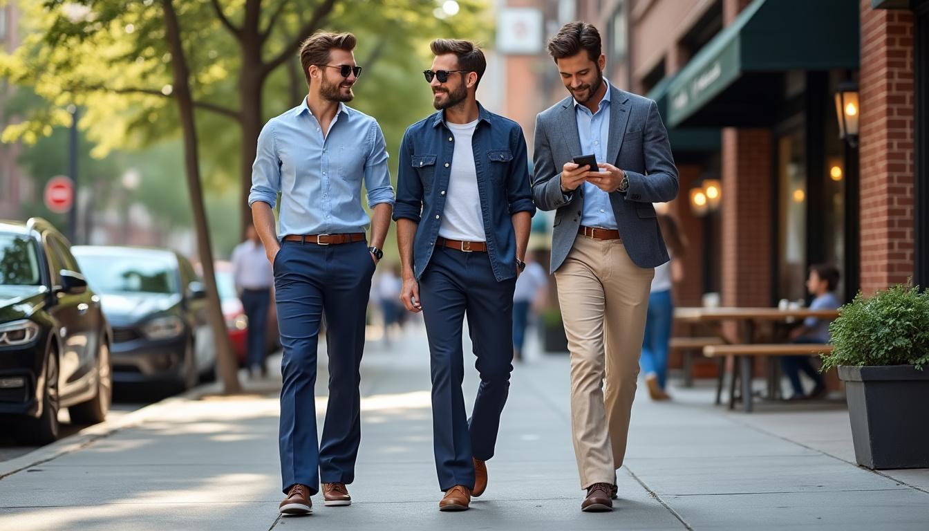 descubra as calças boca de sino para homens, combinando estilo retrô com um toque moderno para um visual único e elegante.