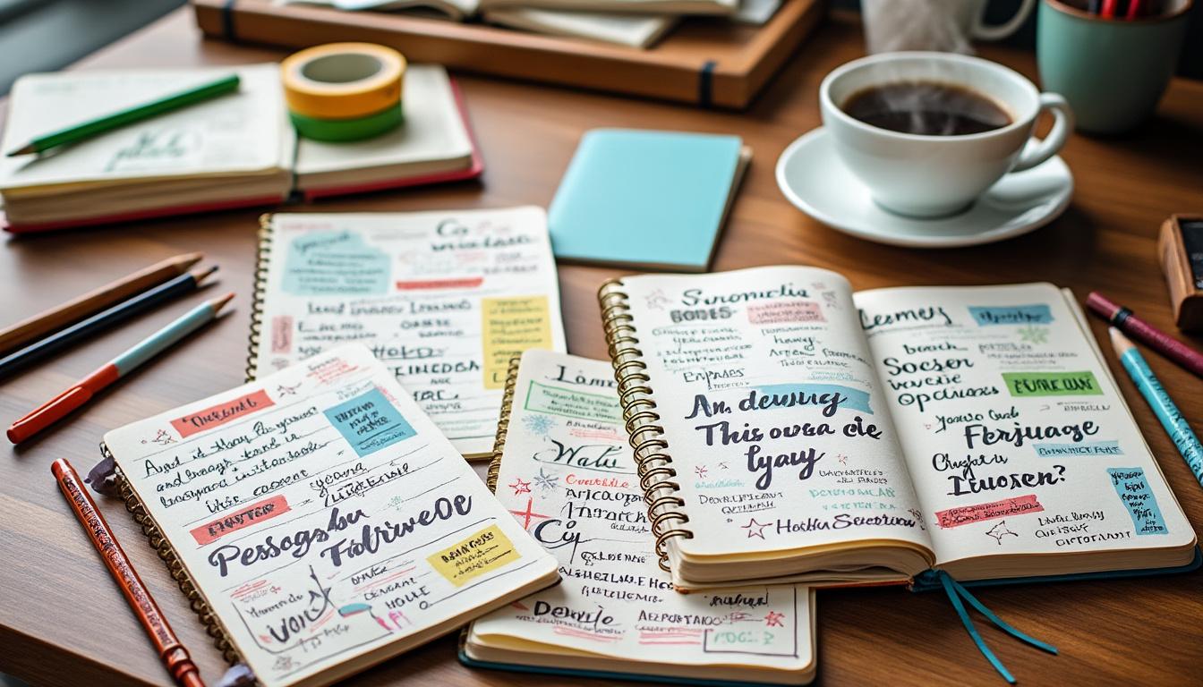 descubra capas criativas e exclusivas para cadernos de língua, perfeitas para personalizar e proteger seus materiais de estudo com estilo e originalidade.