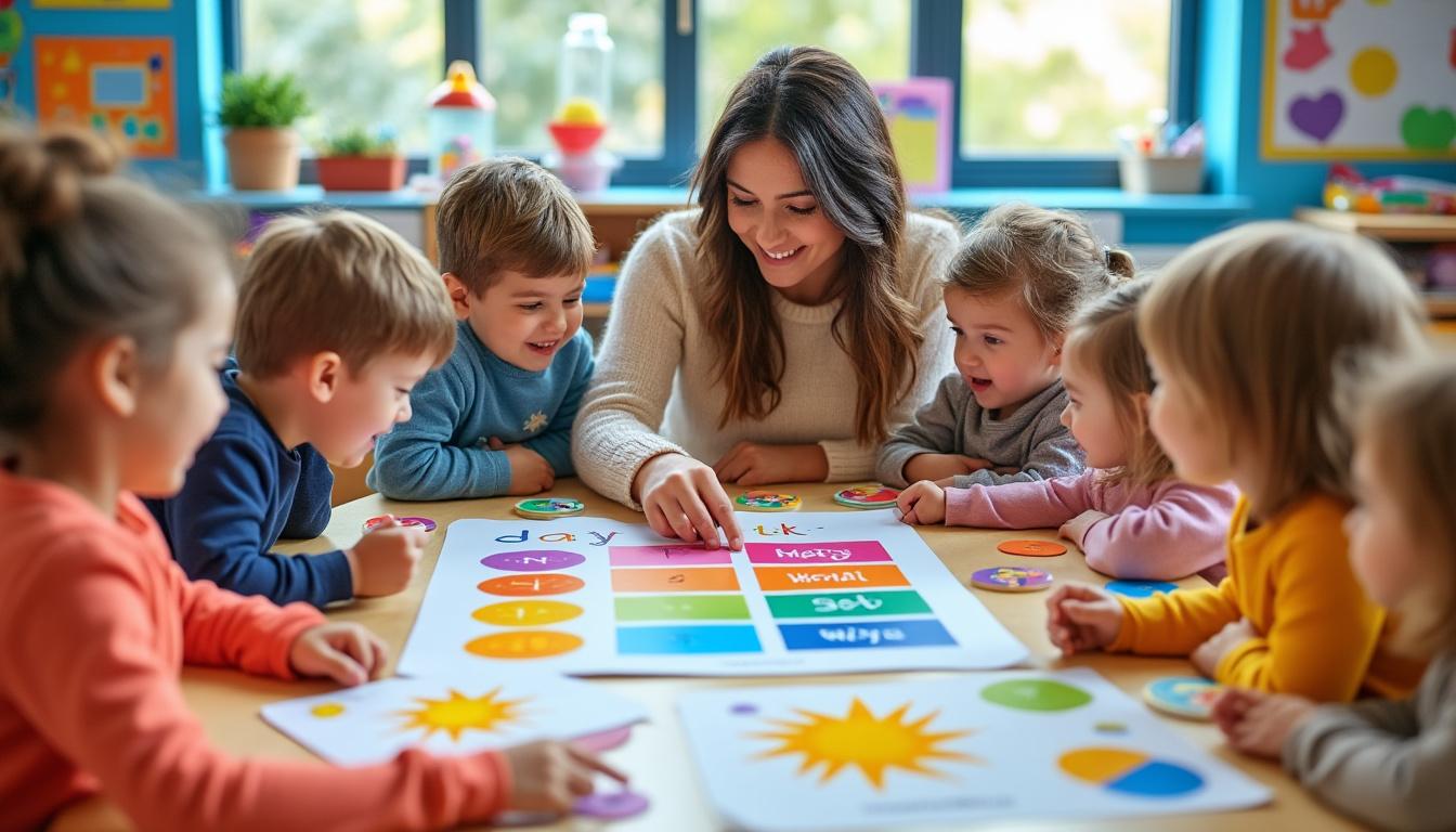 explore atividades divertidas e educativas para ensinar os dias da semana às crianças na educação infantil, promovendo aprendizado lúdico e eficaz.