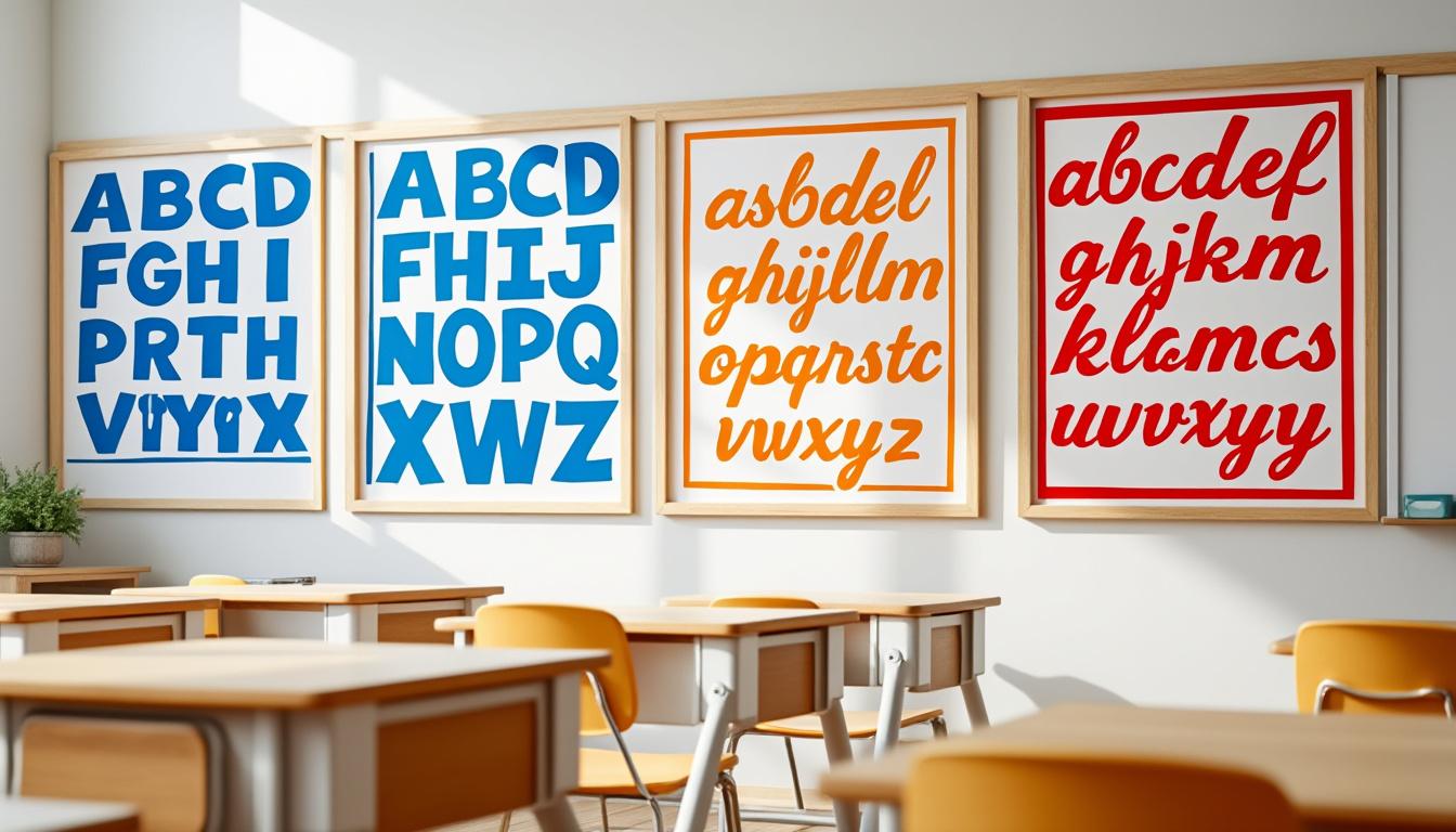 explore uma coleção diversificada de estilos de letras para o alfabeto e descubra como personalizar seu texto com criatividade e originalidade.