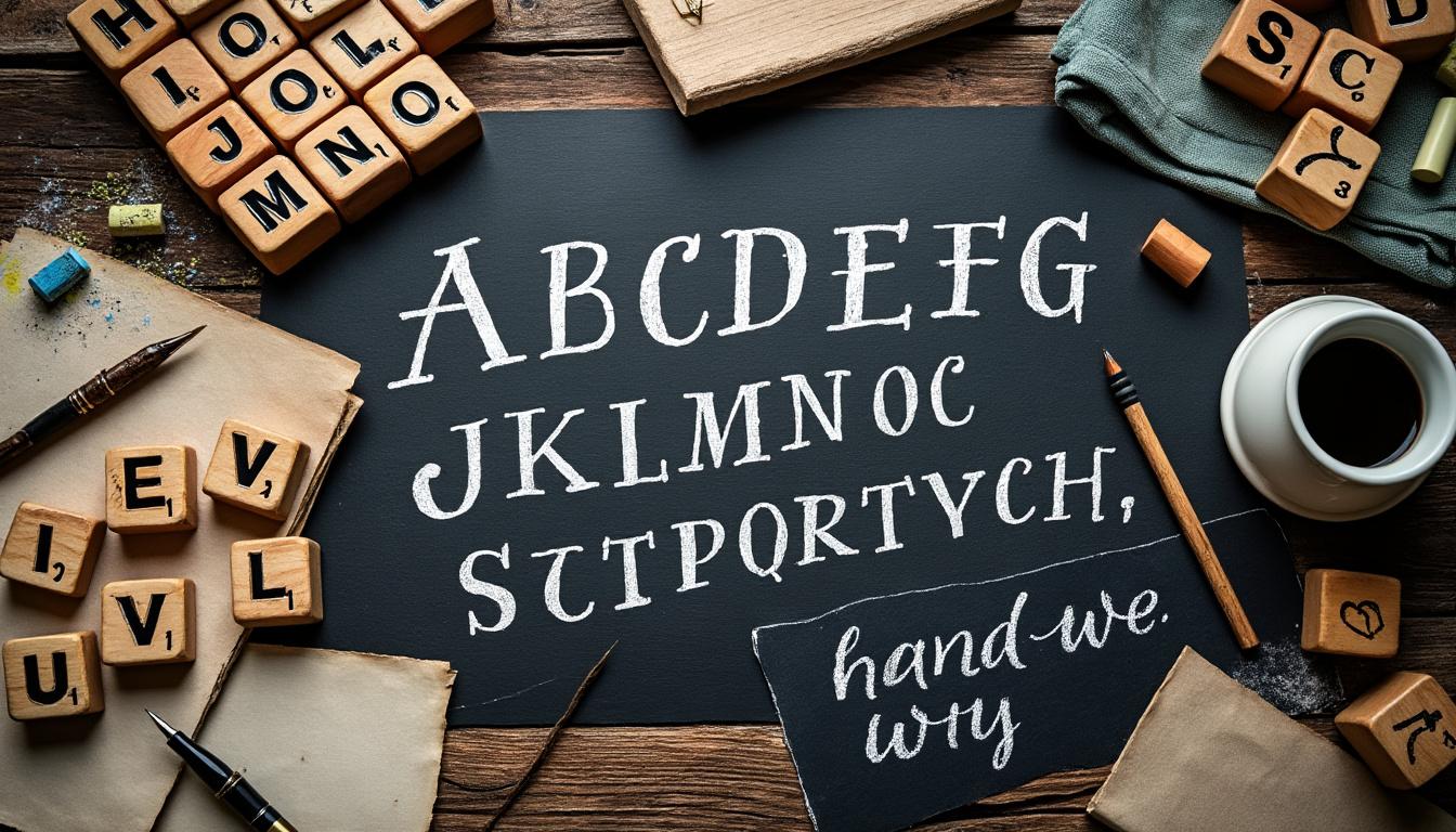 explore os diferentes estilos e variedades de letras para o alfabeto, aprendendo como cada formato pode transformar sua escrita e design.