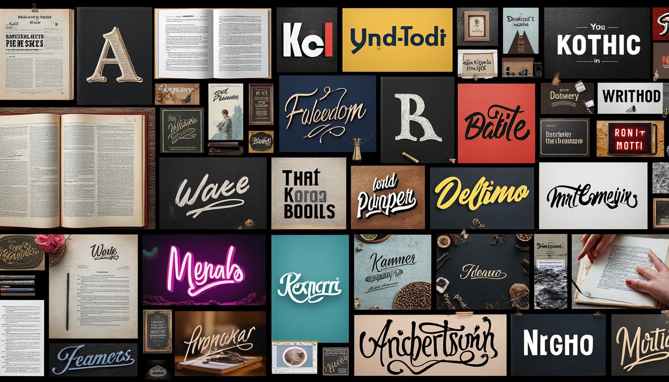 descubra os vários estilos de tipografia e como eles podem transformar seus projetos visuais. explore técnicas, tendências e inspirações para aprimorar sua criatividade.
