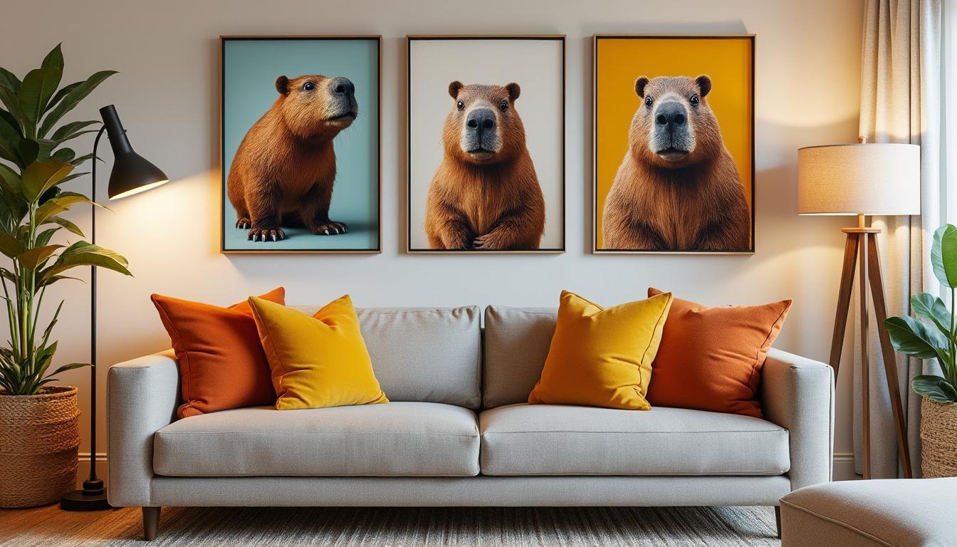 descubra ilustrações encantadoras de capivaras que vão inspirar sua criatividade e trazer diversão para seus projetos artísticos.