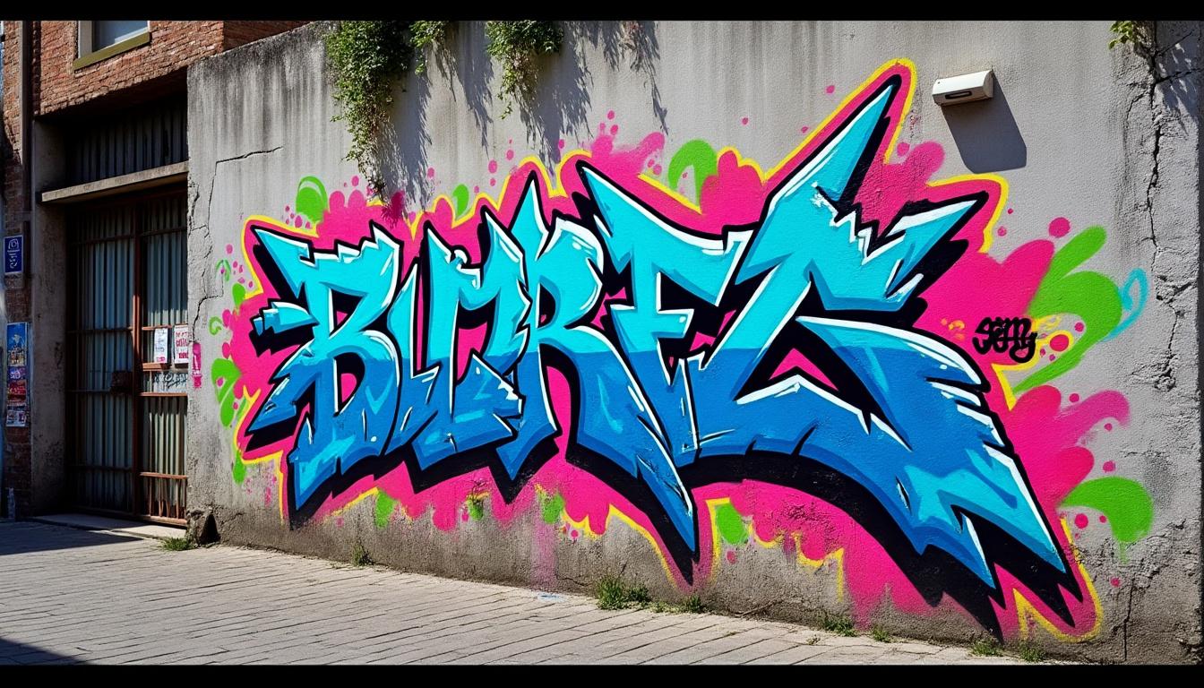 descubra a arte expressiva da escrita em graffiti, onde cores e formas se unem para transmitir mensagens poderosas nas paredes da cidade.