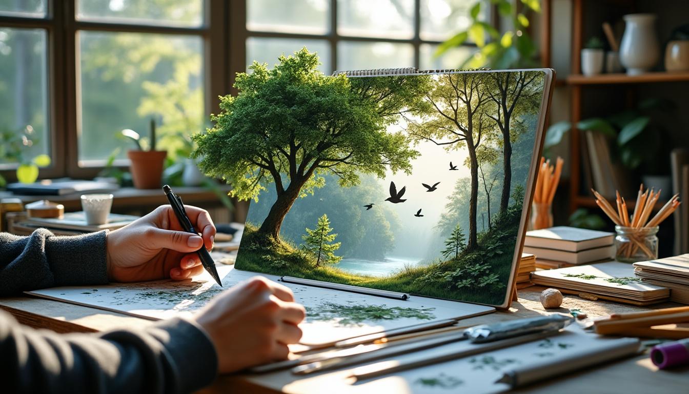 descubra a magia da arte de ilustração e como a criatividade pode ganhar vida através de traços únicos e inspiradores.