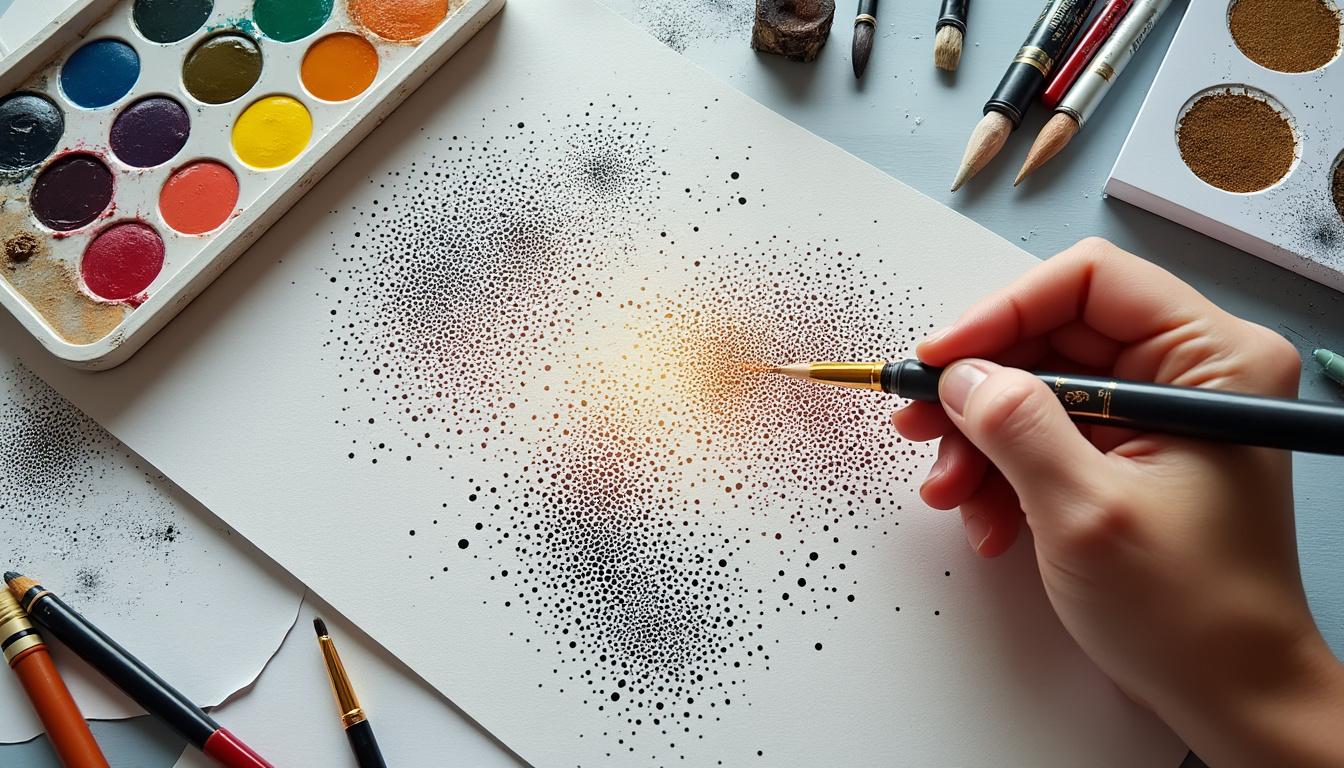 descubra a arte com pontos e inspire sua imaginação com desenhos criativos. explore técnicas fáceis e divertidas para desenvolver suas habilidades artísticas de forma única.