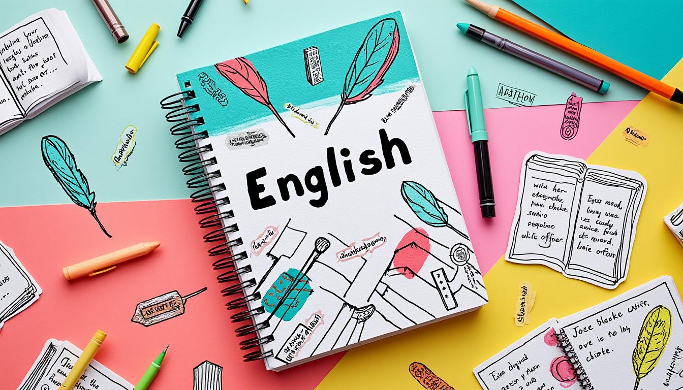 descubra capas criativas para organizar seu material de inglês de forma prática e estilosa. dê um toque especial aos seus estudos com nossas ideias inspiradoras!
