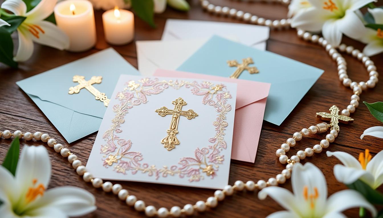 descubra cartões criativos para a primeira comunhão que adicionarão um toque especial e inesquecível a essa celebração única. encontre designs personalizados e mensagens inspiradoras.