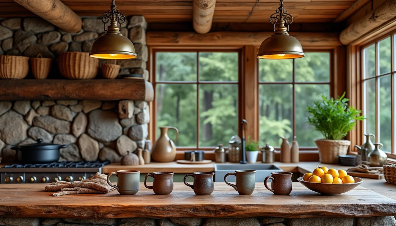 descubra cozinhas com charme rústico que combinam tradição e funcionalidade, criando ambientes acolhedores e práticos para sua casa.