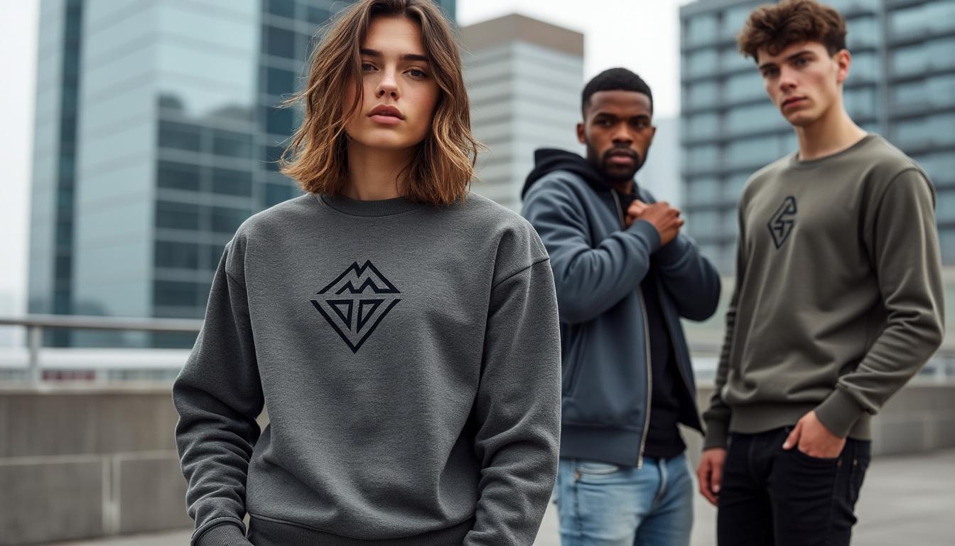 criação exclusiva de moletom promocional que combina estilo e divulgação em uma peça única, perfeita para destacar sua marca com elegância e conforto.