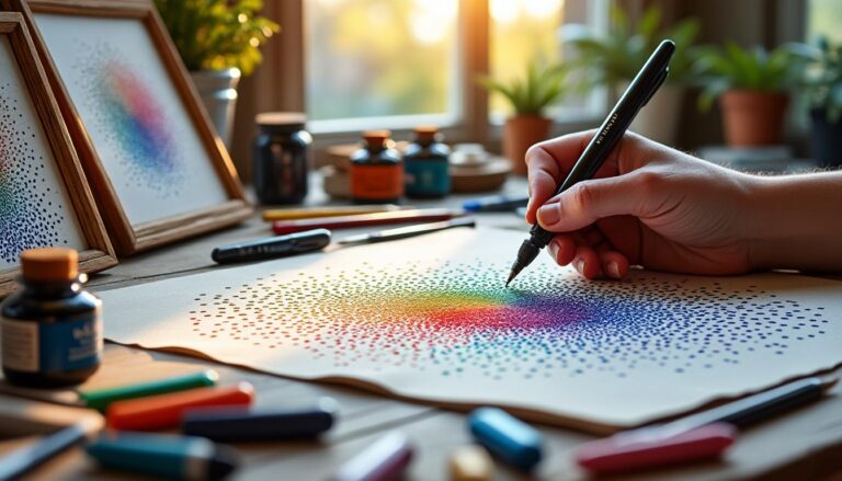 descubra a técnica do pontilhismo em desenhos artísticos e aprenda a criar obras detalhadas e expressivas com essa abordagem única e fascinante.