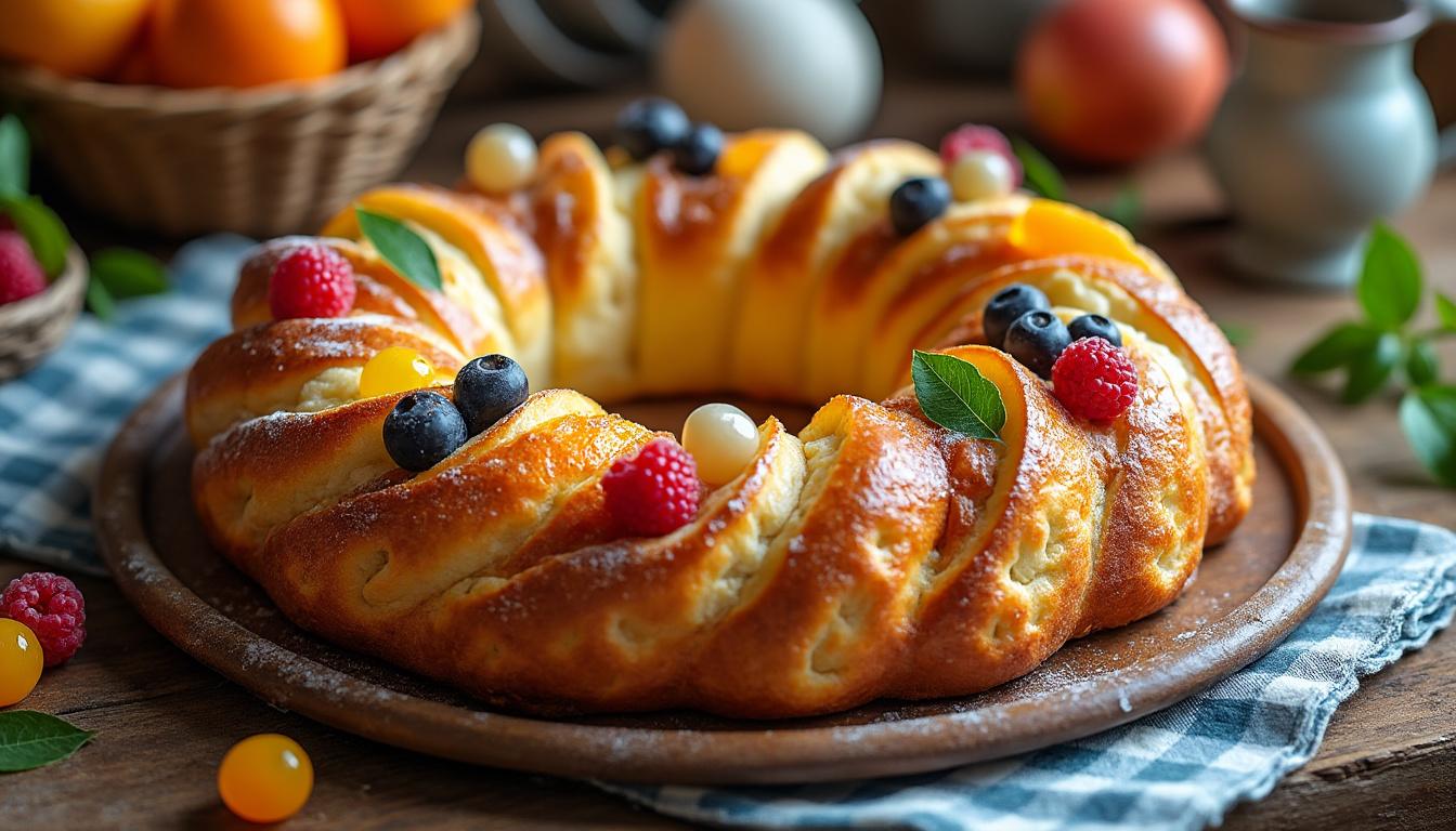 descubra a irresistível rosca de páscoa, uma delícia tradicional que traz sabor e tradição à sua celebração. perfeita para momentos especiais em família.