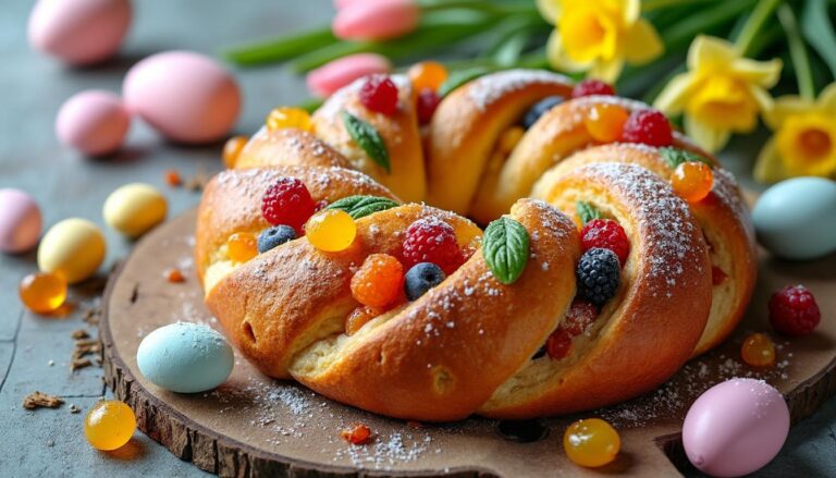 descubra a saborosa rosca de páscoa, uma delícia tradicional que conquista corações com seu sabor irresistível. perfeita para celebrar momentos especiais em família.