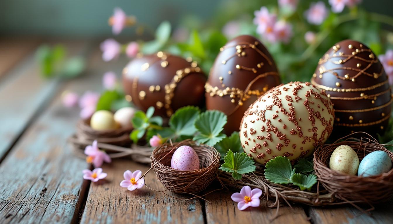 descubra as deliciosas tradições da páscoa com nosso encantador guia sobre ovos de chocolate. surpreenda-se com sabores irresistíveis e celebrações doces!
