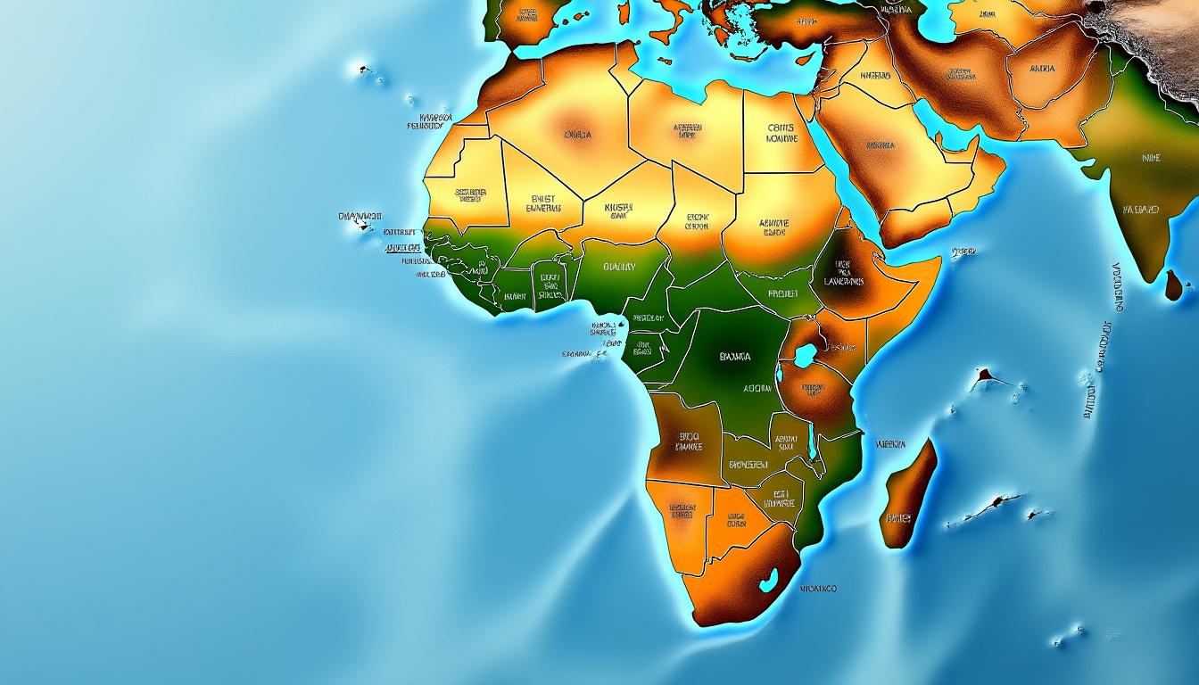 explore o mapa detalhado da áfrica e descubra informações sobre sua geografia, países e rica diversidade cultural. perfeito para estudantes e amantes de geografia.