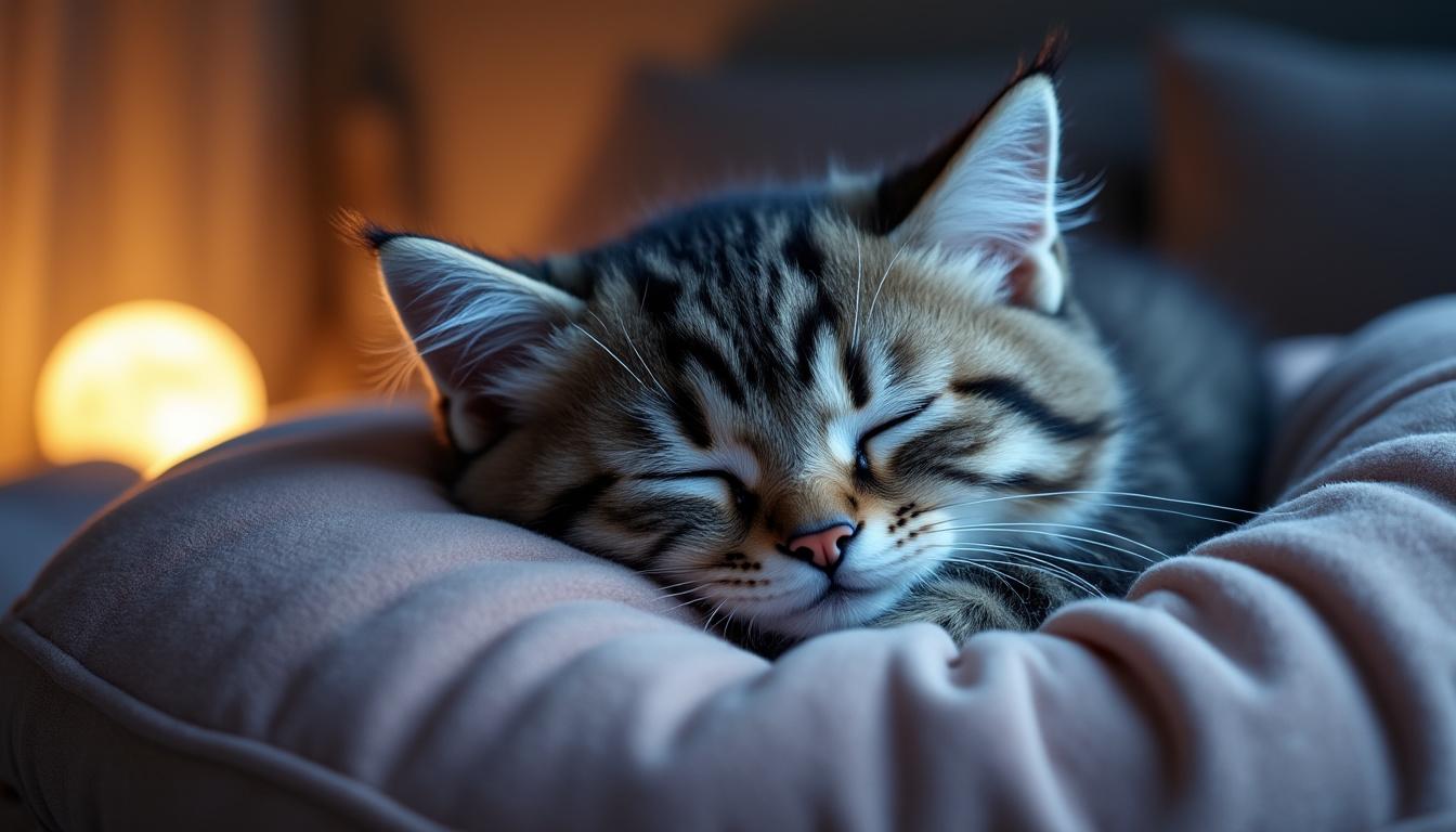 descubra o charme do gato de boa noite, o companheiro felino perfeito que traz serenidade e magia aos seus sonhos.