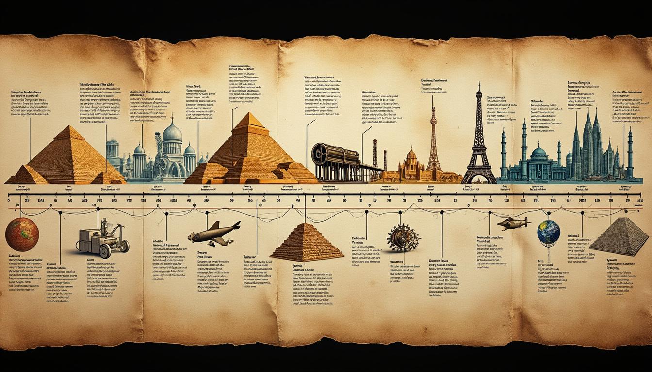 explore a linha do tempo e embarque em uma jornada fascinante através dos momentos históricos e significativos que moldaram nosso presente.