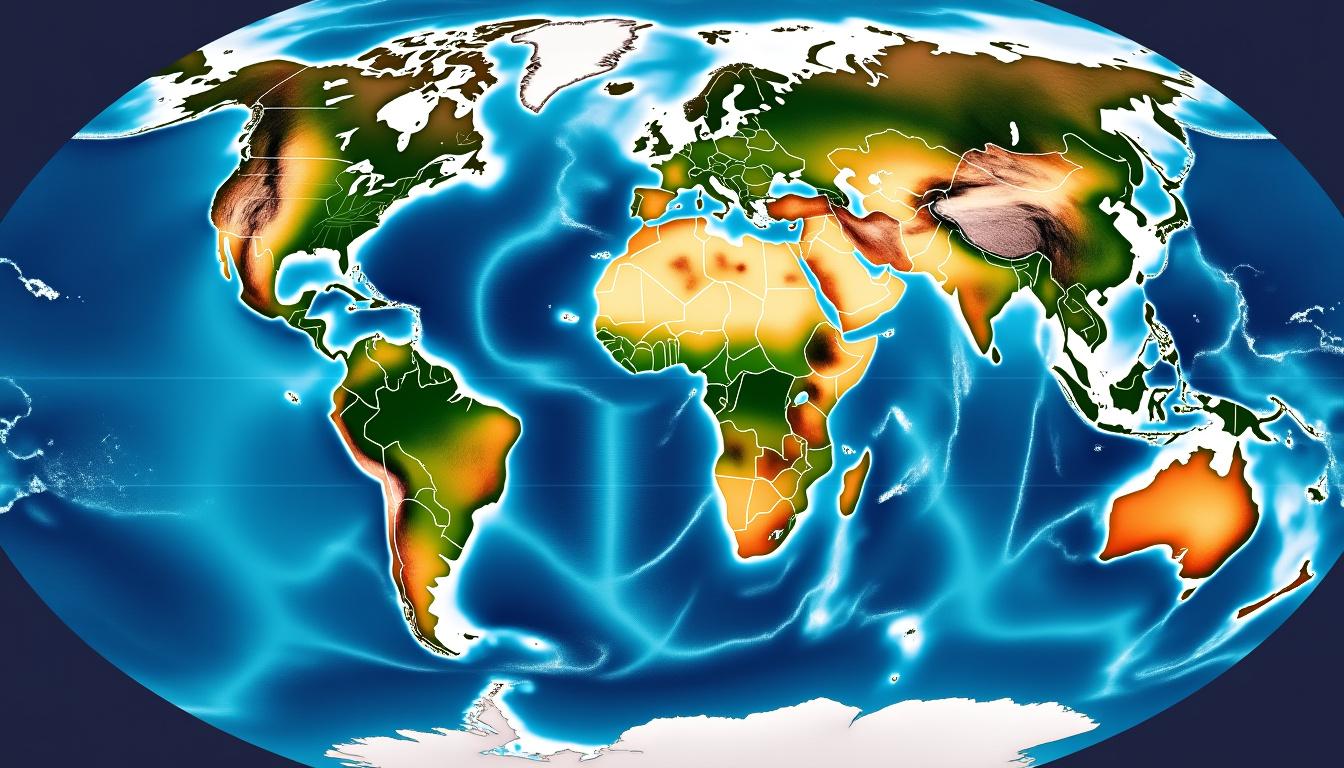 explore o mapa político do planisfério para uma compreensão completa das fronteiras e nações que compõem o mundo, oferecendo uma visão global clara e detalhada.