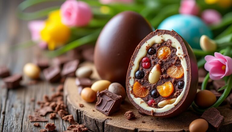 descubra o sabor irresistível do ovo de páscoa recheado, uma delícia surpresa que vai encantar seu paladar e tornar sua celebração ainda mais especial.