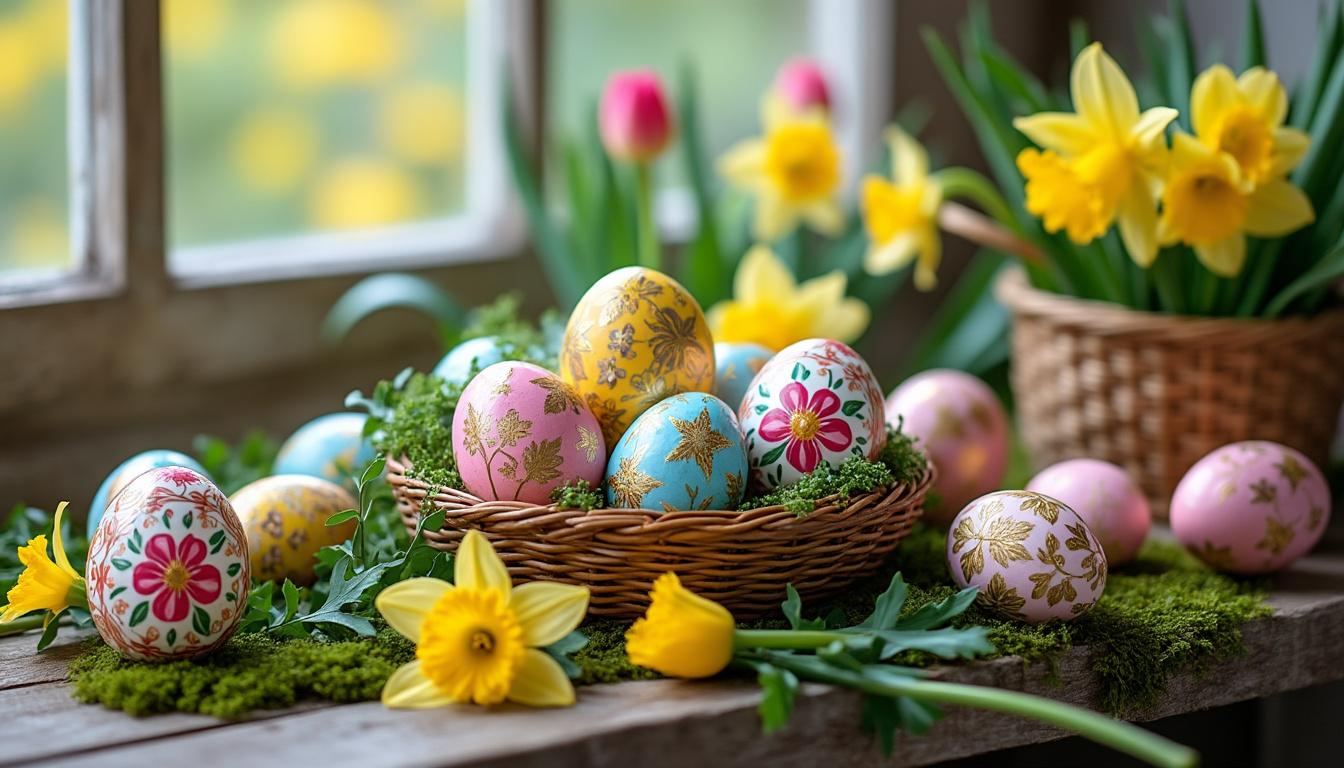 descubra a beleza dos ovos de páscoa decorados, onde arte e tradição se unem para tornar sua celebração de páscoa ainda mais especial e memorável.