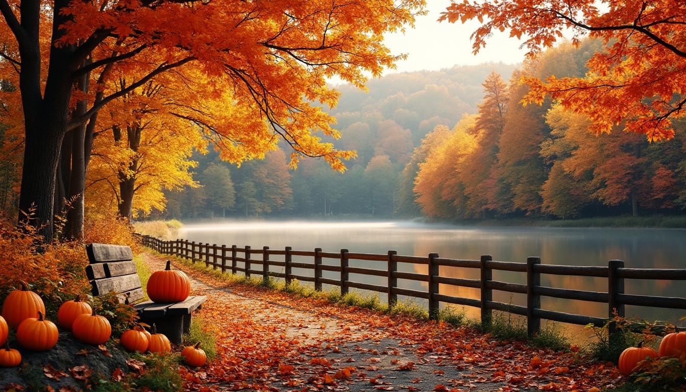 descubra papéis de parede encantadores que capturam a beleza do outono, perfeitos para renovar seu espaço com as cores e a magia da estação.