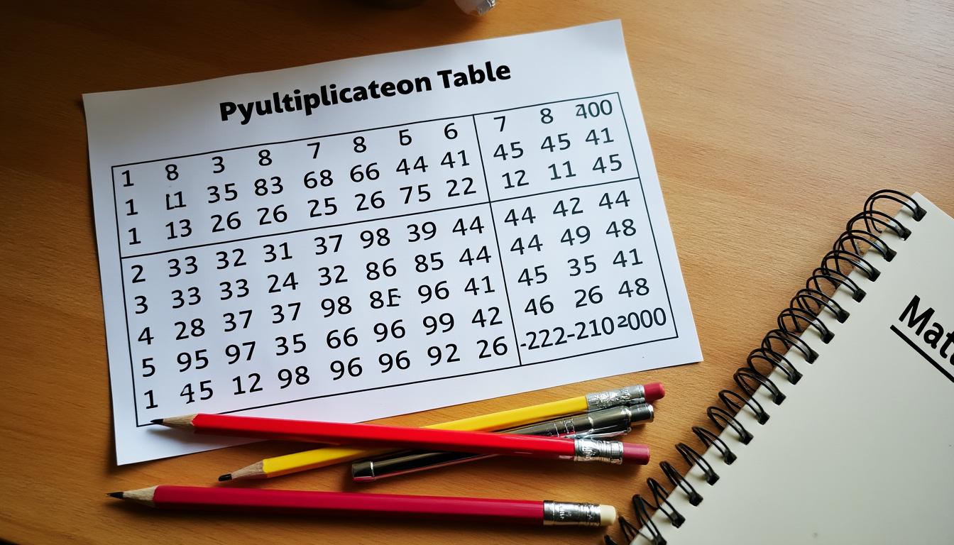 descubra a tabela pitagórica para imprimir, uma ferramenta prática ideal para aprender e revisar matemática de forma rápida e eficiente. perfeita para estudantes de todos os níveis.