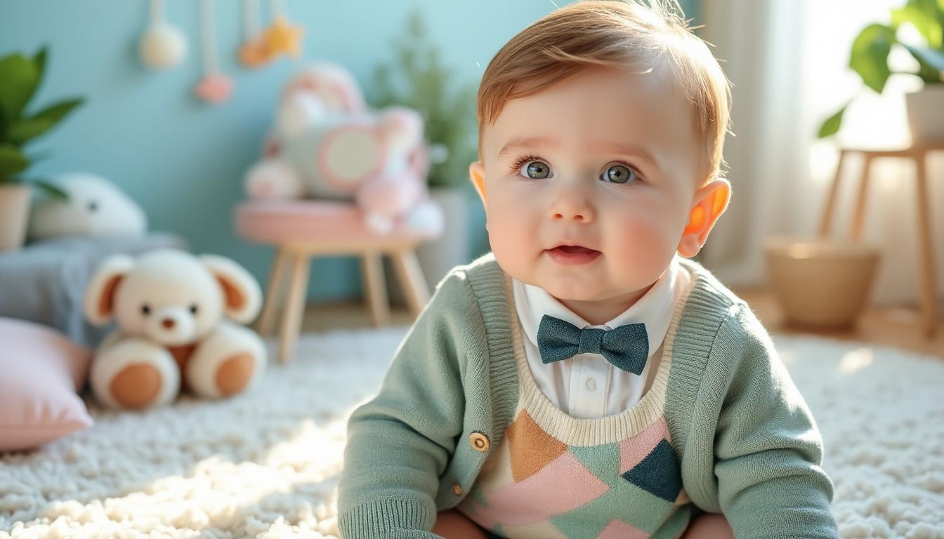 descubra tecidos delicados e estilosos perfeitos para o seu bebê menino, garantindo conforto e charme em cada peça.