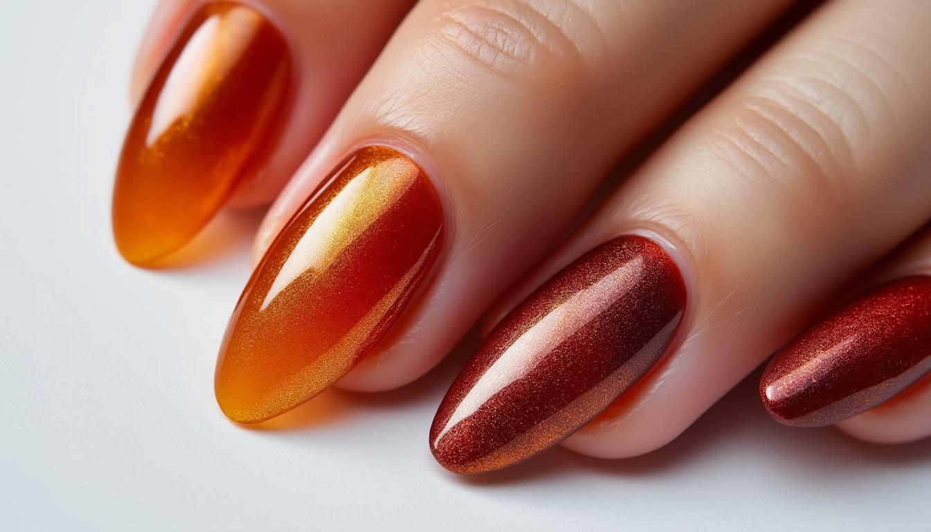 descubra as tendências de unhas amendoada para arrasar neste outono com estilos elegantes e cores da estação que vão destacar sua beleza.