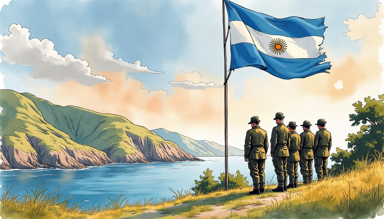 ilustrações emocionantes que retratam as malvinas argentinas em abril, explorando histórias e paisagens que despertam emoções profundas.