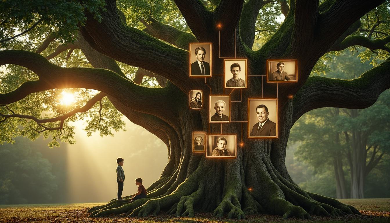 explore suas origens de maneira única com nossa árvore genealógica inovadora, que torna a descoberta das suas raízes uma experiência criativa e envolvente.