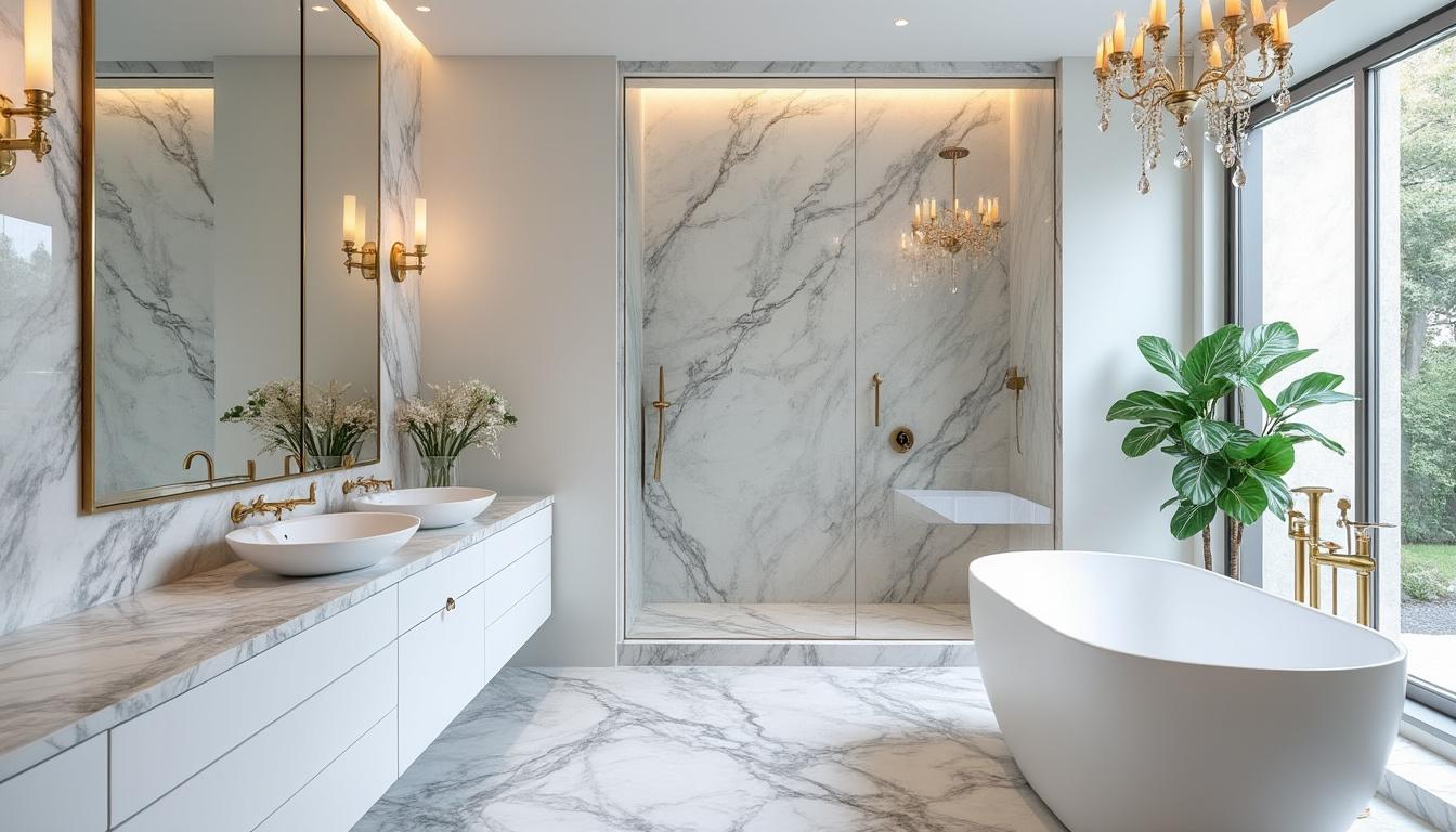 descubra banheiros de luxo que combinam conforto e elegância, transformando seu espaço em um ambiente sofisticado e funcional.