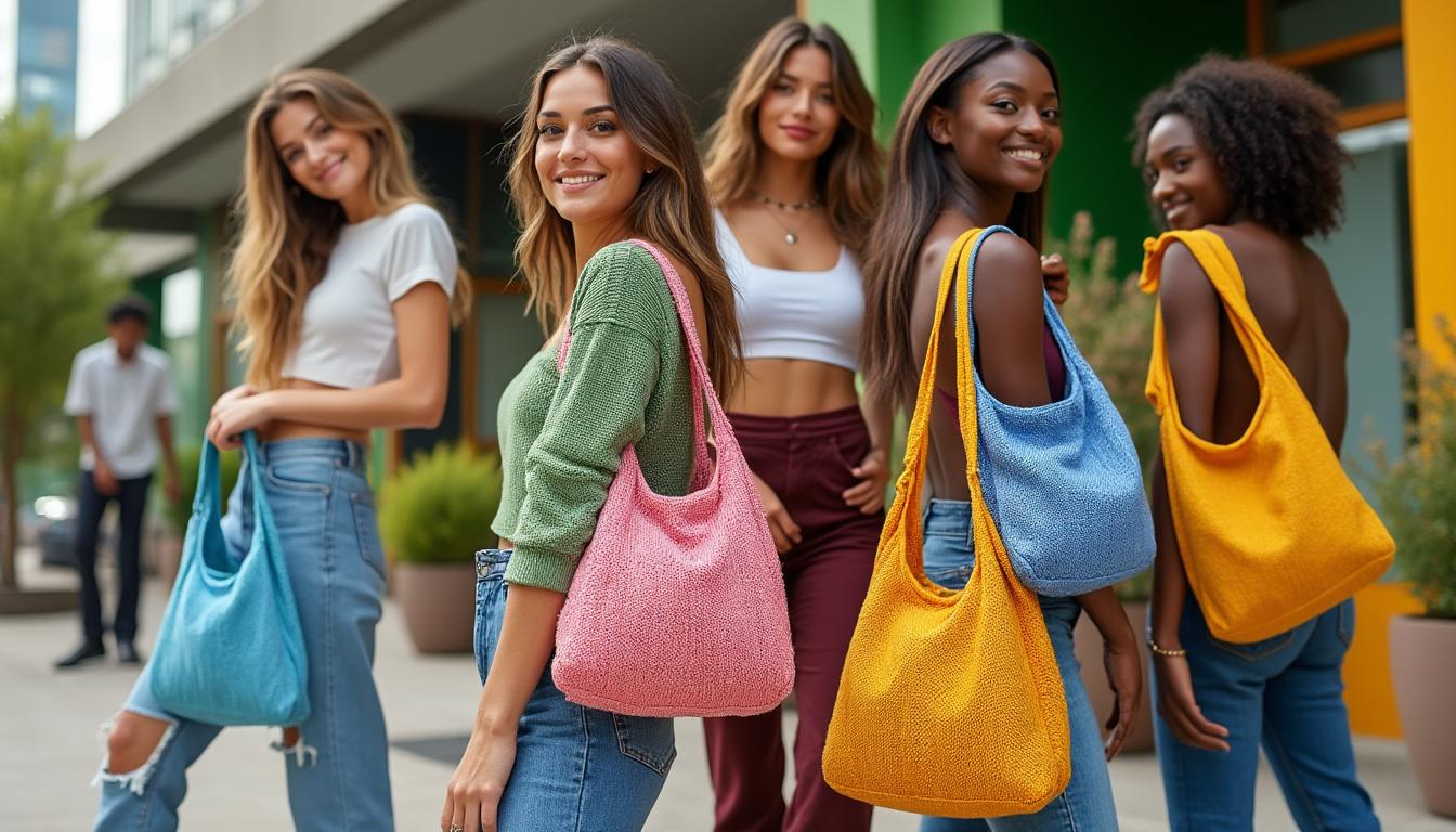 descubra as bolsas de trapilho, a tendência sustentável e estilosa que complementa todos os seus looks com charme e responsabilidade ambiental.