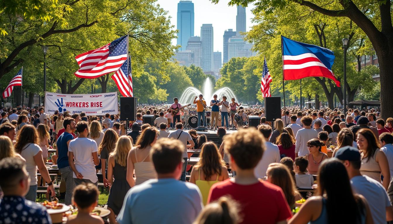 celebre o dia do trabalhador com uma homenagem especial que valoriza todo o esforço e dedicação dos trabalhadores. reconheça a importância do trabalho na construção de um futuro melhor.