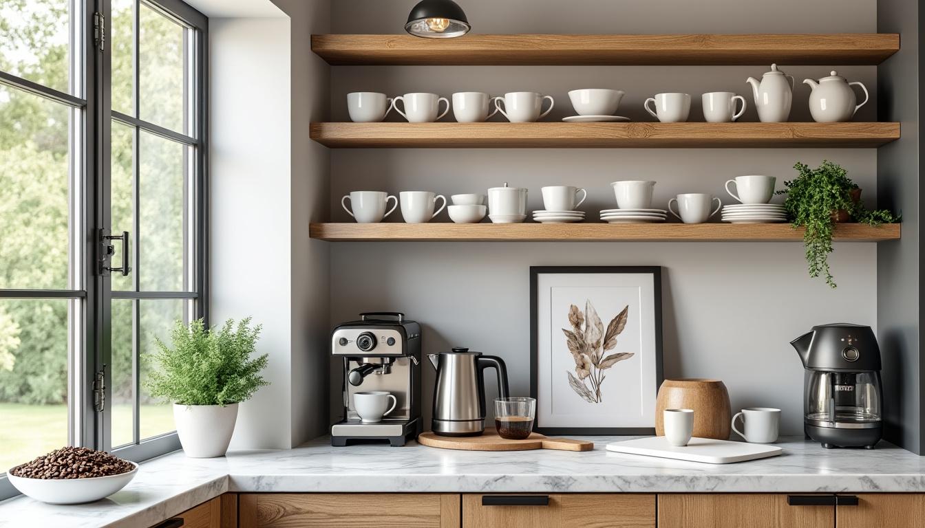 descubra como montar estações de café em casa com dicas práticas para criar um espaço aconchegante e funcional, perfeito para os amantes de café.