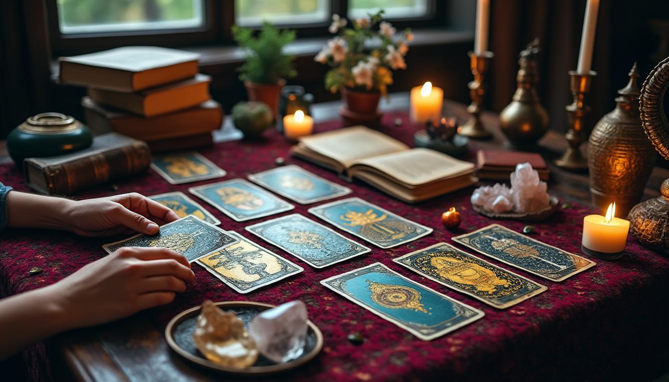 explore os mistérios do baralho de tarô e embarque numa jornada mística repleta de revelações. descubra como interpretar as cartas e desvendar seu destino com sabedoria e intuição.