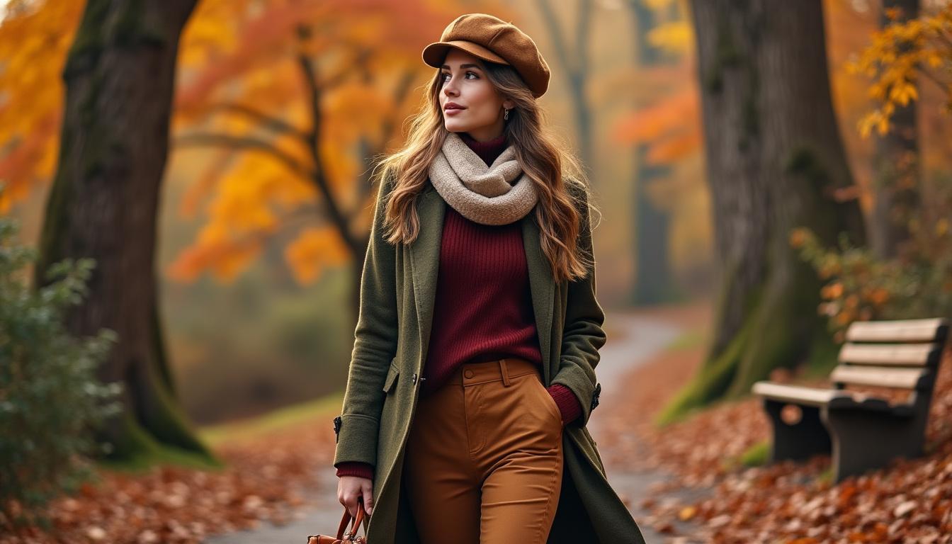 descubra inspirações de looks para o outono que combinam estilo e elegância, valorizando seu visual com peças-chave da estação.