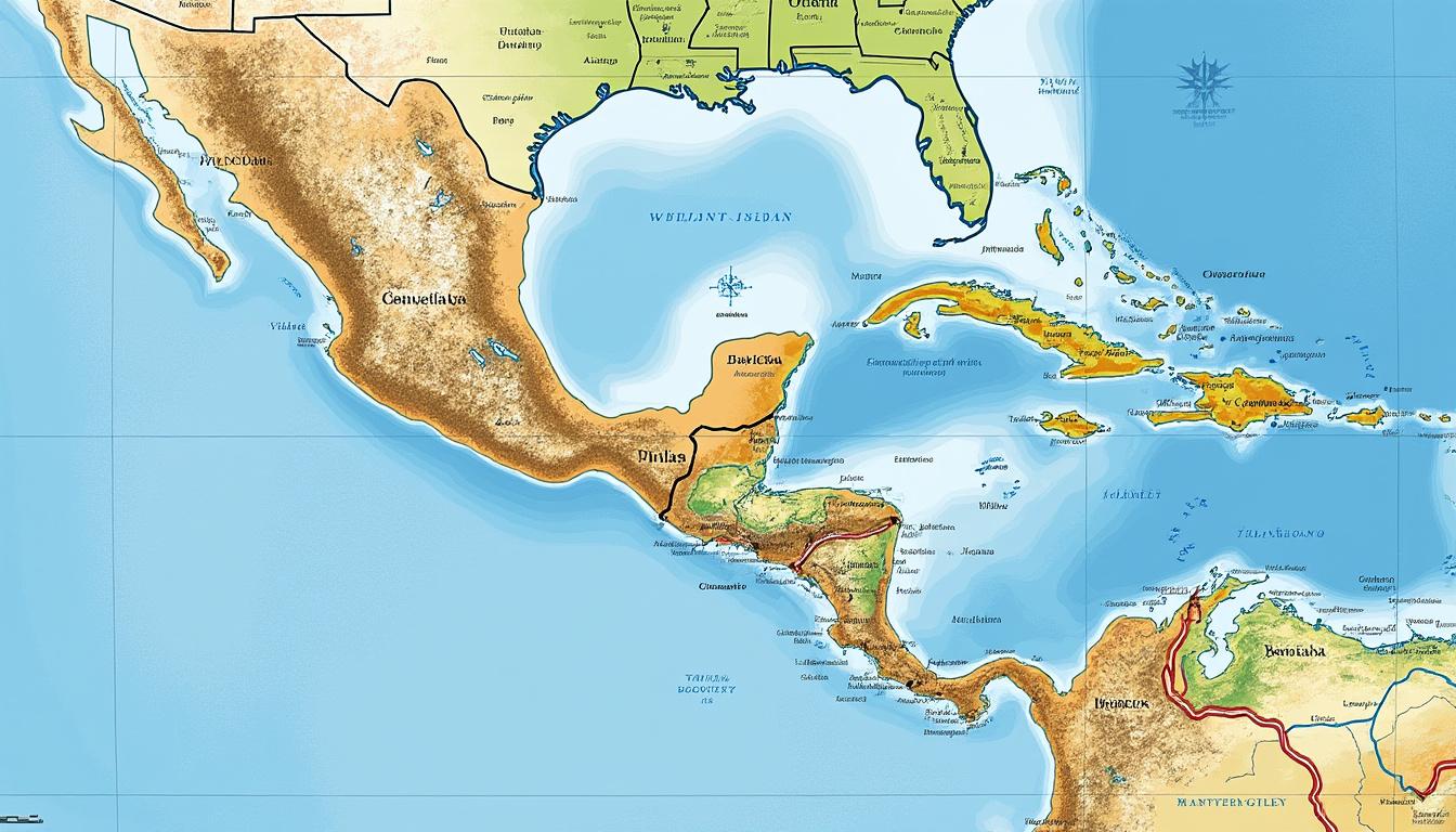 descubra o mapa completo das américas, explorando sua geografia detalhada e curiosidades fascinantes sobre cada região deste vasto continente.
