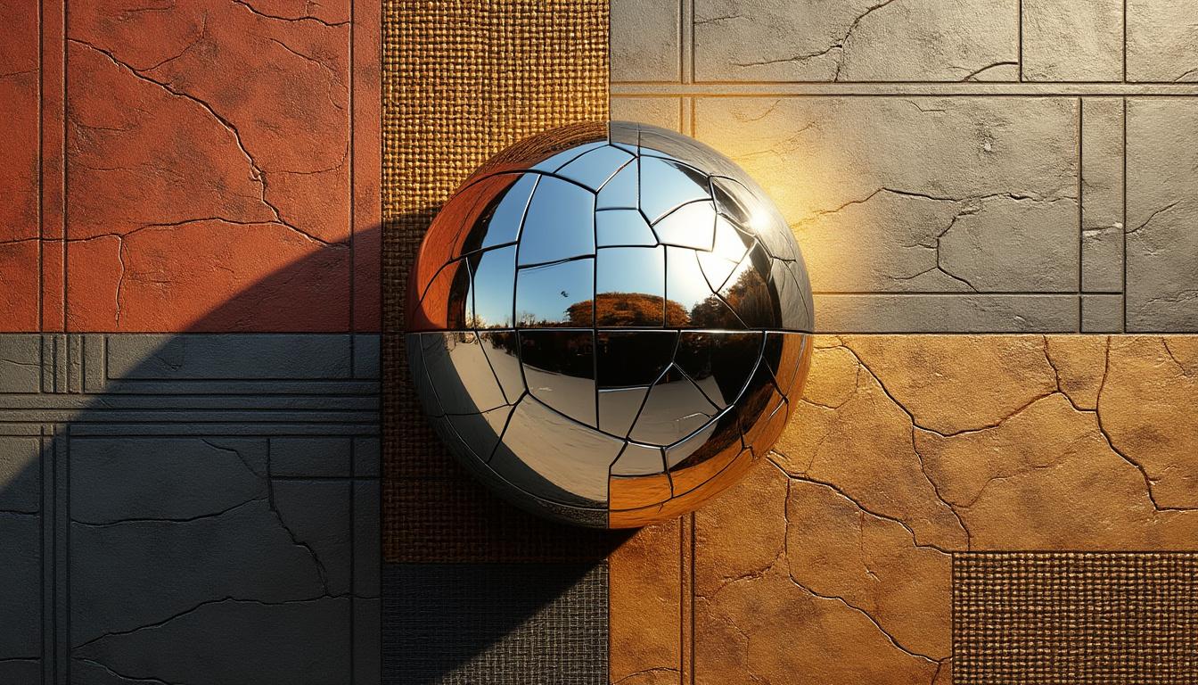 explore a harmonia visual de fundos complexos e figuras simples, combinando arte e design para criar composições impactantes e equilibradas.