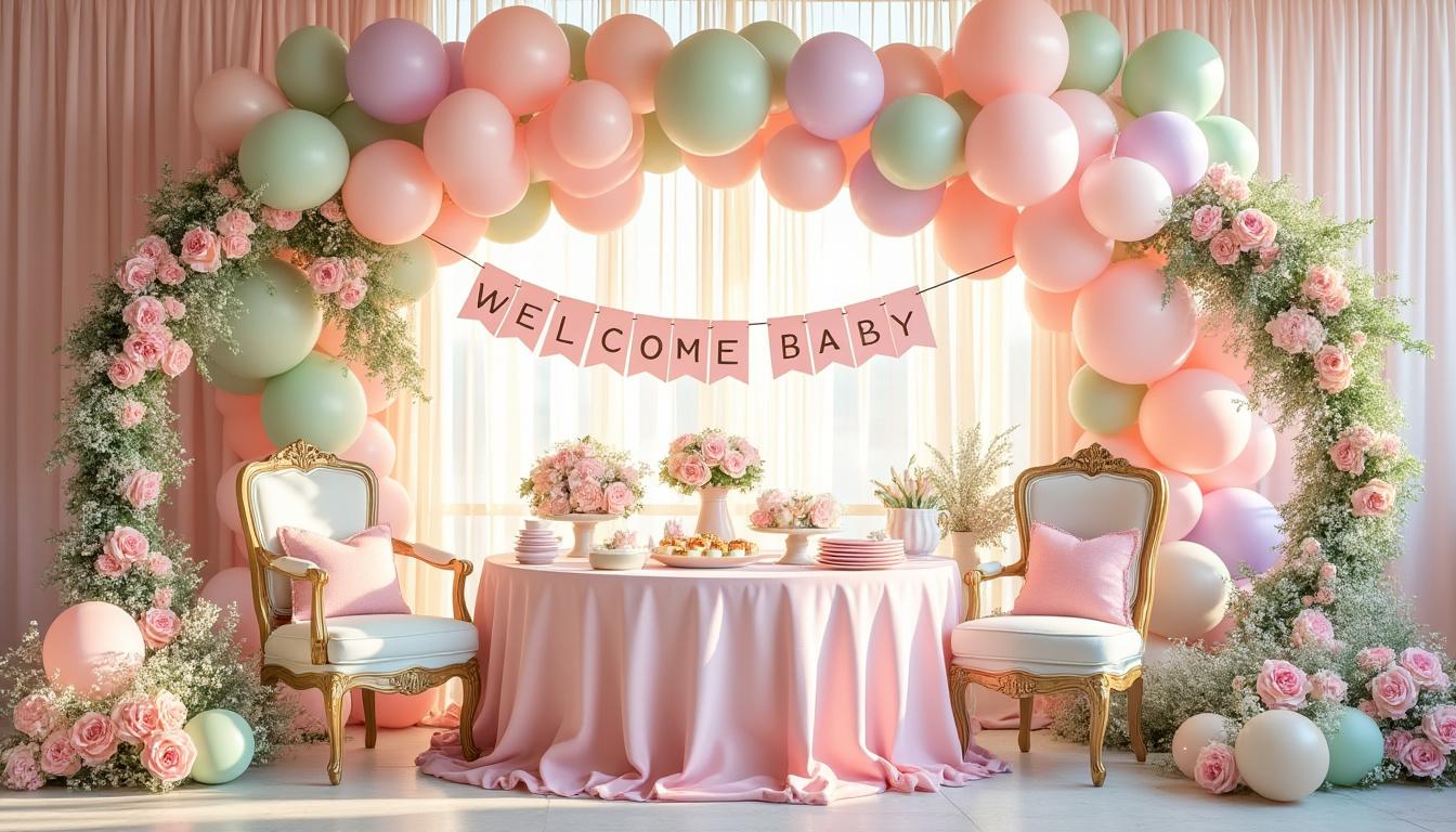 descubra ideias criativas para decoração de chá de bebê para menina, com temas encantadores e detalhes especiais para tornar a celebração inesquecível.