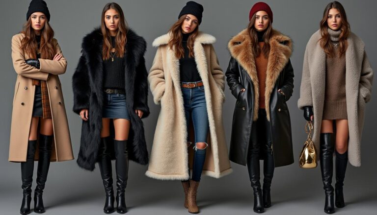 descubra looks estilosos e quentinhos para arrasar na balada de inverno com conforto e elegância.