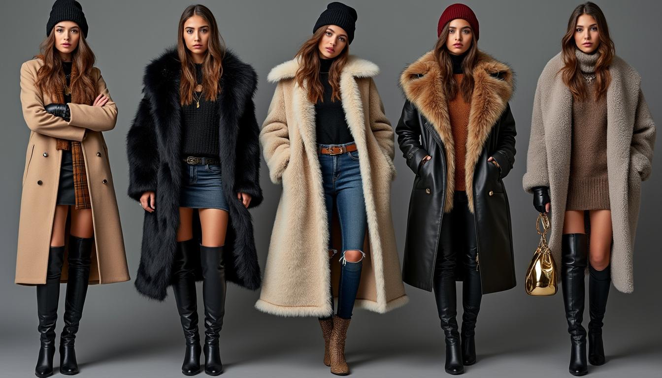 descubra looks estilosos e quentinhos para arrasar na balada de inverno com conforto e elegância.