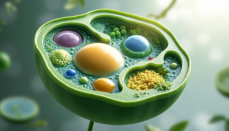 explore o modelo detalhado da célula vegetal, destacando sua estrutura e funções essenciais para entender melhor os processos biológicos das plantas.